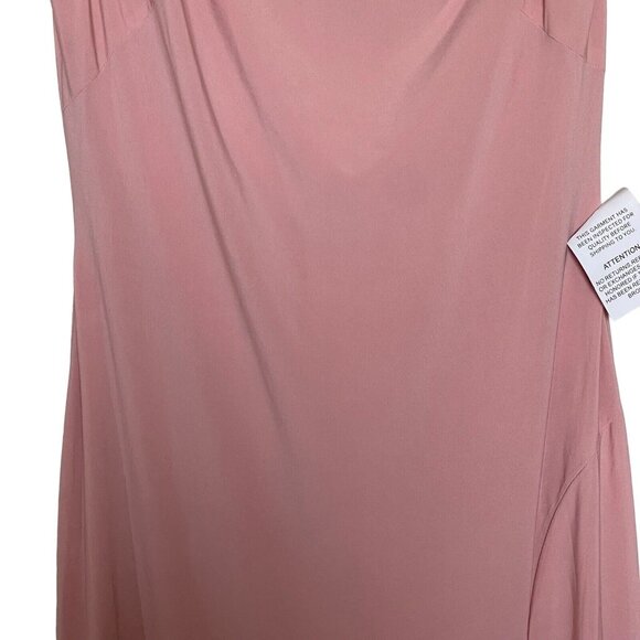 Mac Duggal Dress Gown Size 6 Pink Beaded Drop Shoulder Rhinestones 68163 $398 - Picture 7 of 16